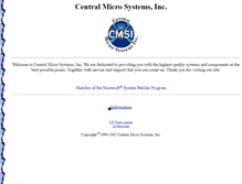 Tablet Screenshot of centralmicro.com